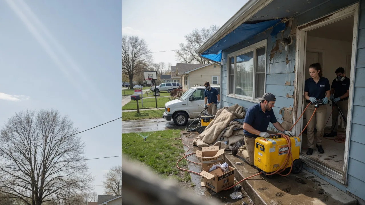 Basement Flood Cleanup in Melbourne, IA near me
